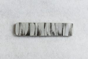 Brosche, Silber oxidiert, 2005