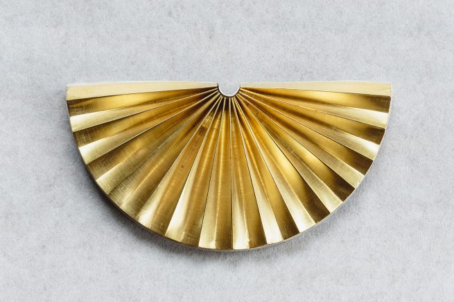 Brosche, Gold 900, 1985