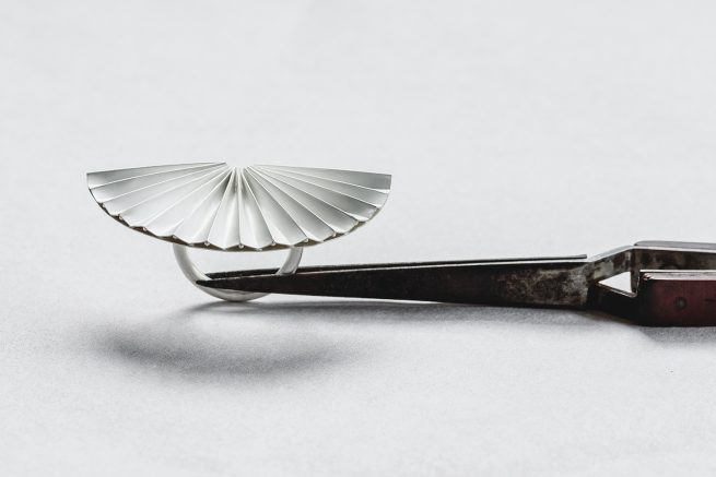 Ring, Silber, Weiß gesiedet, 1985