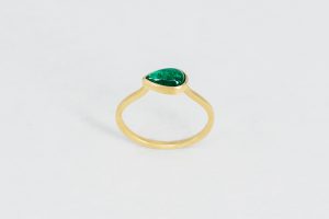 Ring, Gold 750, Smaragd, 2018