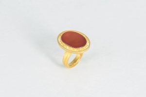Ring, Gold 750, Karneol, 2008