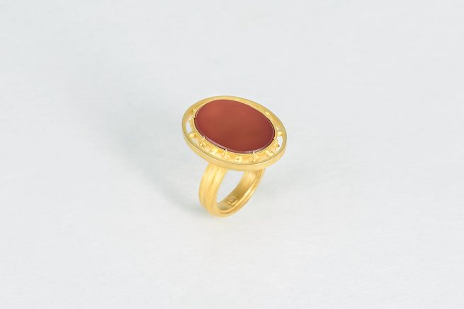 Ring, Gold 750, Karneol, 2008