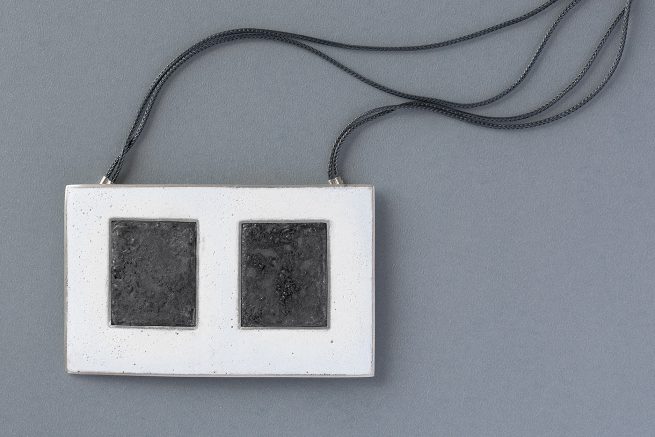 Emaille mattiert, Niello, Silber, Silber oxidiert